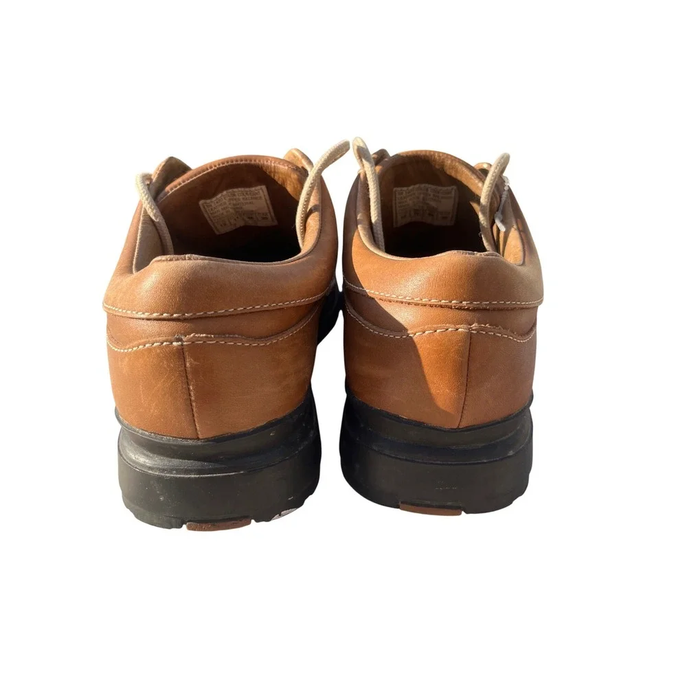 Skechers Mens 7420 Leather Oxford Shoes Brown Lace‎ Up Vintage Y2K Size 12